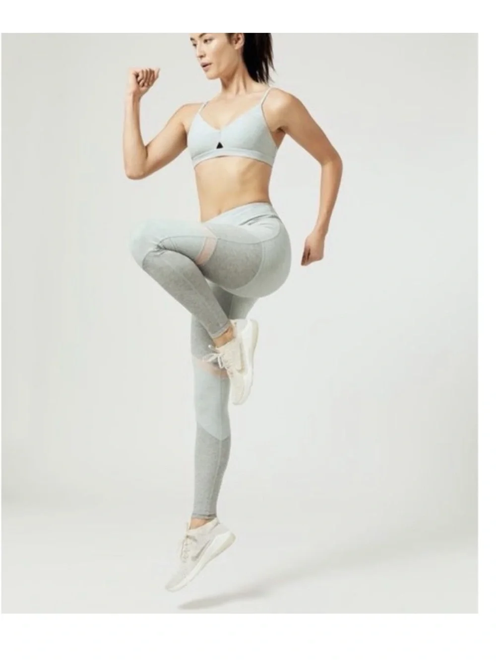 Alo Yoga Sheila High-Waist Alosoft Leggings Women XS Gray